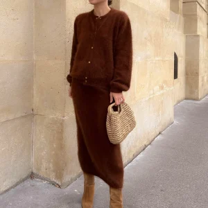 AMBRE jupe choco