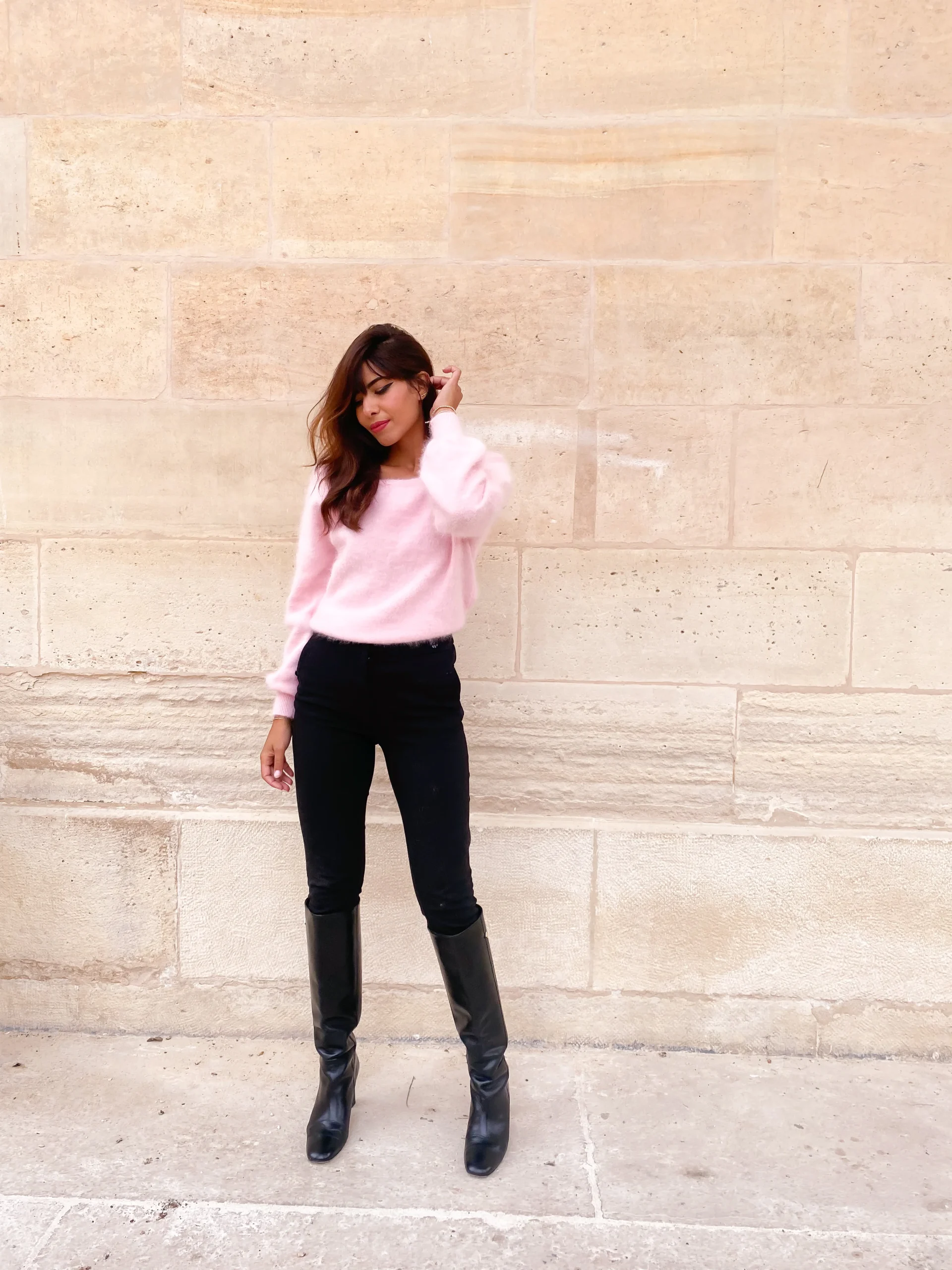 Ange cardigan rose