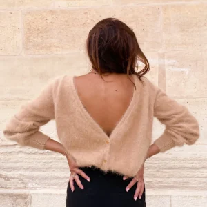 Ange cardigan camel